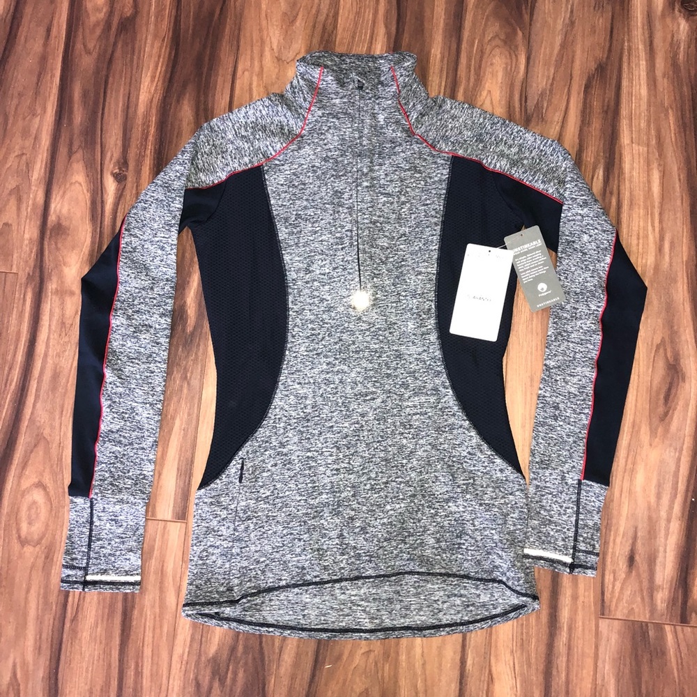Half-zip running shirt